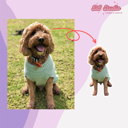 Custom Pet Die Cut Vinyl Sticker