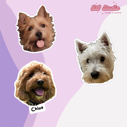 Custom Pet Die Cut Vinyl Sticker