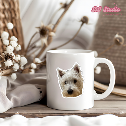 Custom Pet Die Cut Vinyl Sticker