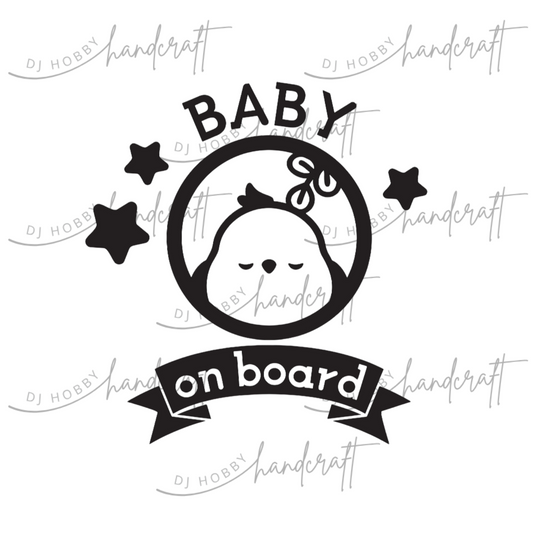 Decal - Baby on Board_Birdy (CD015)
