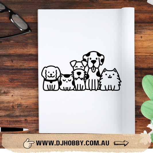 Decal - Cute Cat Decal (CD002)