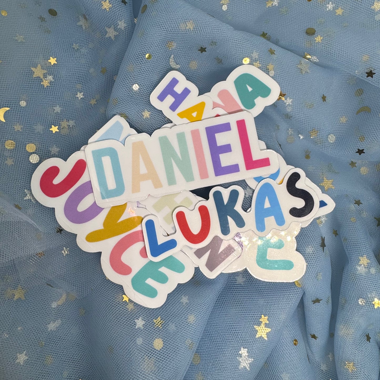 Custom -  Name Vinyl Sticker (2pk) - Style 2