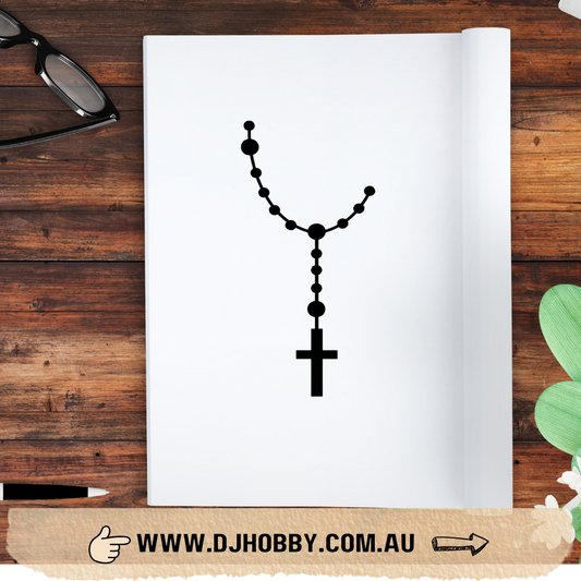 Decal - Rosary Beads Vinyl Decal (RD001)