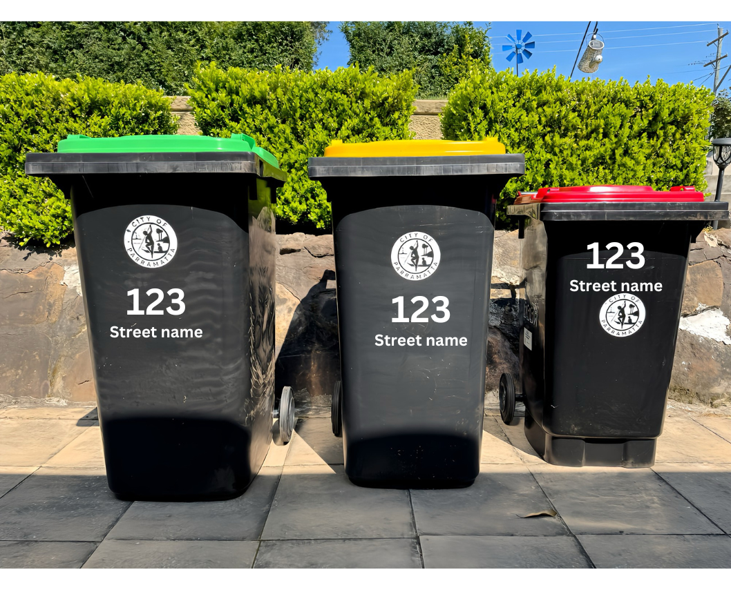 Custom Decal - Rubbish Bin Sticker