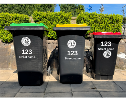 Custom Decal - Rubbish Bin Sticker